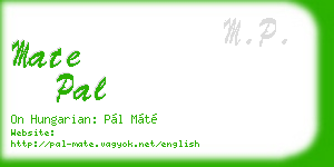 mate pal business card